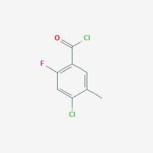 molecular formula C8H5Cl2FO B1627482 4-氯-2-氟-5-甲基苯甲酰氯 CAS No. 204778-68-7