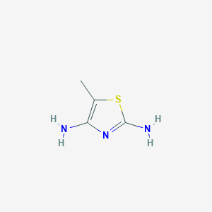 molecular formula C4H7N3S B1627494 5-Methylthiazole-2,4-diamine CAS No. 777798-22-8