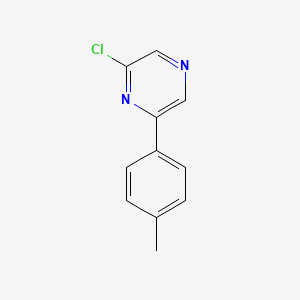 molecular formula C11H9ClN2 B1627503 2-Chloro-6-(4-methylphenyl)pyrazine CAS No. 637352-85-3