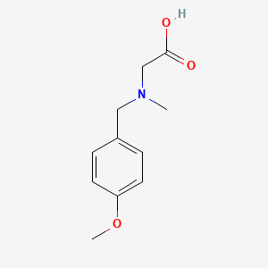 molecular formula C11H15NO3 B1627505 [(4-Methoxy-benzyl)-methyl-amino]-acetic acid CAS No. 857155-20-5