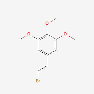 molecular formula C11H15BrO3 B1627515 5-(2-Bromoethyl)-1,2,3-trimethoxybenzene CAS No. 65495-26-3