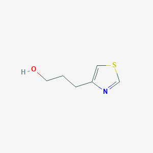 molecular formula C6H9NOS B1627520 4-THIAZOLEPROPANOL CAS No. 81542-67-8