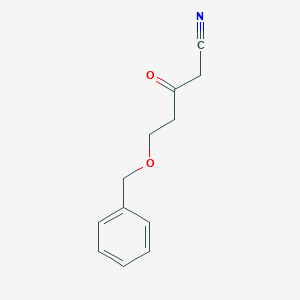 molecular formula C12H13NO2 B1627522 5-(Benzyloxy)-3-oxopentanenitrile CAS No. 118602-94-1