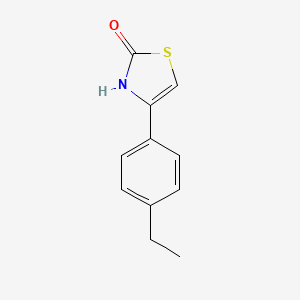 molecular formula C11H11NOS B1627523 4-(4-ethyl-phenyl)-3H-thiazol-2-one CAS No. 93258-85-6