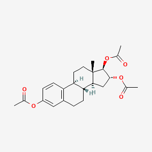 molecular formula C24H30O6 B1627527 雌三醇三醋酸酯 CAS No. 2284-32-4