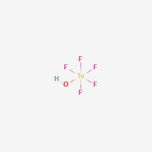 molecular formula F5HOTe B1627531 Teflic acid CAS No. 57458-27-2