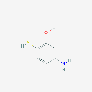 molecular formula C7H9NOS B1627538 4-Amino-2-methoxybenzenethiol CAS No. 497855-25-1