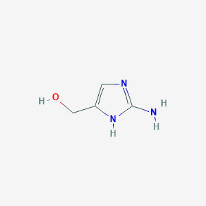 molecular formula C4H7N3O B1627541 (2-amino-1H-imidazol-5-yl)methanol CAS No. 59608-92-3