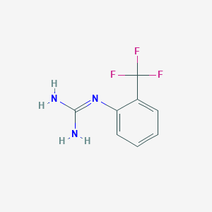 molecular formula C8H8F3N3 B1627544 N''-[2-(Trifluoromethyl)phenyl]guanidine CAS No. 41213-66-5