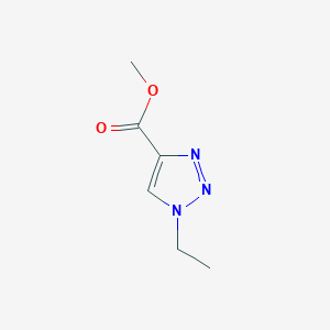 molecular formula C6H9N3O2 B1627549 methyl 1-ethyl-1H-1,2,3-triazole-4-carboxylate CAS No. 215868-66-9