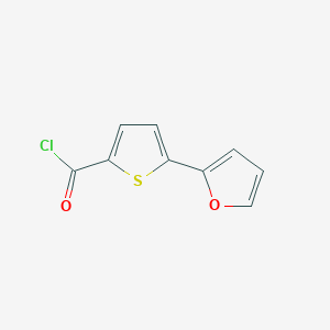 molecular formula C9H5ClO2S B1627558 5-(Furan-2-yl)thiophene-2-carbonyl chloride CAS No. 868755-63-9