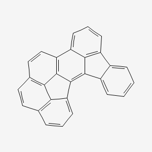 molecular formula C28H14 B1627560 Diindeno[4,3,2,1-cdef:1',2',3'-HI]chrysene CAS No. 169331-76-4