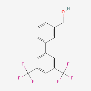 molecular formula C15H10F6O B1627562 3-(3,5-Bis(trifluoromethyl)phenyl)benzyl alcohol CAS No. 208941-46-2