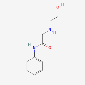 molecular formula C10H14N2O2 B1627564 2-(2-羟乙基氨基)-N-苯基乙酰胺 CAS No. 84726-81-8