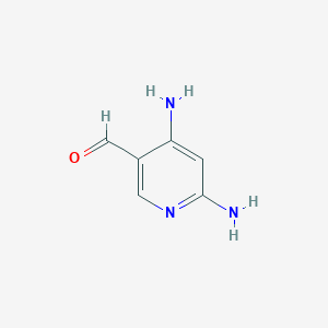molecular formula C6H7N3O B1627570 4,6-Diaminonicotinaldehyde CAS No. 179343-43-2