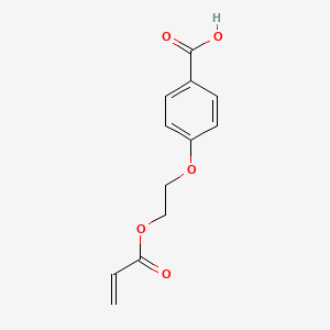 molecular formula C12H12O5 B1627573 4-(2-丙-2-烯酰氧基乙氧基)苯甲酸 CAS No. 69260-38-4