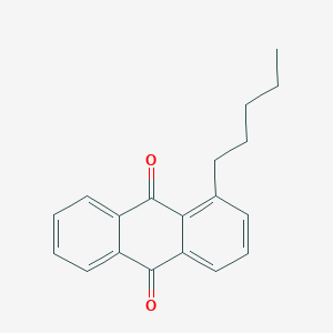 molecular formula C19H18O2 B1627585 1-Pentylanthracene-9,10-dione CAS No. 64111-86-0