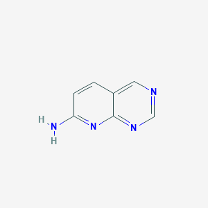 molecular formula C7H6N4 B1627603 Pyrido[2,3-d]pyrimidin-7-amine CAS No. 76587-31-0