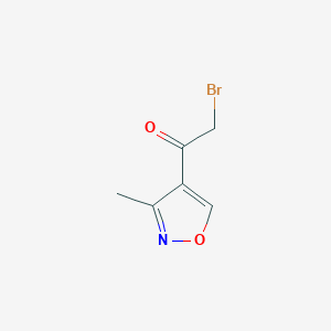 molecular formula C6H6BrNO2 B1627621 2-Bromo-1-(3-methyl-isoxazol-4-yl)-ethanone CAS No. 59986-36-6