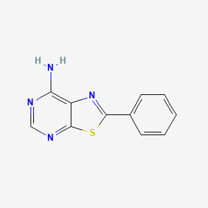 B1627623 2-Phenylthiazolo[5,4-d]pyrimidin-7-amine CAS No. 3298-77-9