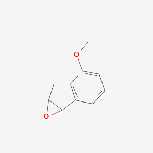 molecular formula C10H10O2 B1627699 5-Methoxy-6,6a-dihydro-1aH-1-oxa-cyclopropa[a]indene CAS No. 939760-64-2