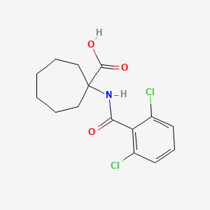1-(2,6-Dichloro-benzoylamino)-cycloheptanecarboxylic acid