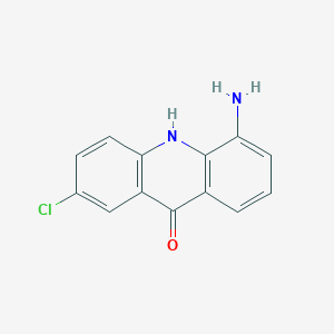 molecular formula C13H9ClN2O B1627748 5-氨基-2-氯-10H-吖啶-9-酮 CAS No. 893612-52-7