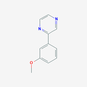 molecular formula C11H10N2O B1627752 2-(3-Methoxyphenyl)pyrazine CAS No. 912771-38-1