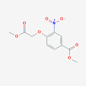 Methyl 4-(2-methoxy-2-oxoethoxy)-3-nitrobenzoate
