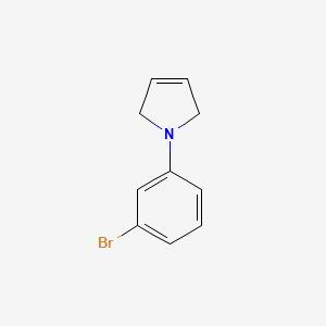 molecular formula C10H10BrN B1627764 1-(3-bromophenyl)-2,5-dihydro-1H-pyrrole CAS No. 464174-43-4