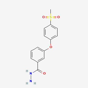 3-(4-(Methylsulfonyl)phenoxy)benzohydrazide