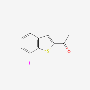 molecular formula C10H7IOS B1627773 1-(7-Iodo-benzo[b]thiophen-2-yl)-ethanone CAS No. 691888-17-2