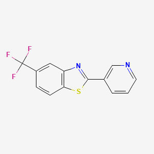 molecular formula C13H7F3N2S B1627783 2-Pyridin-3-YL-5-trifluoromethyl-benzothiazole CAS No. 864684-89-9