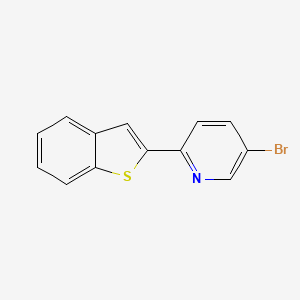 molecular formula C13H8BrNS B1627797 2-(1-Benzothiophen-2-yl)-5-bromopyridine CAS No. 557793-46-1
