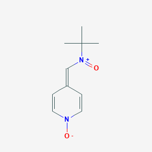 molecular formula C10H14N2O2 B162780 α-(4-吡啶-1-氧化物)-N-叔丁基亚硝酮 CAS No. 66893-81-0