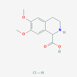 6,7-Dimethoxy-1,2,3,4-tetrahydro-isoquinoline-1-carboxylic acid hydrochloride