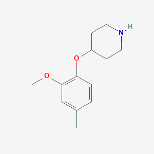 4-(2-Methoxy-4-methylphenoxy)piperidine