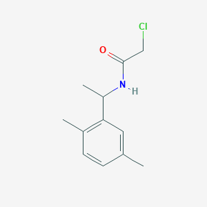 2-chloro-N-[1-(2,5-dimethylphenyl)ethyl]acetamide
