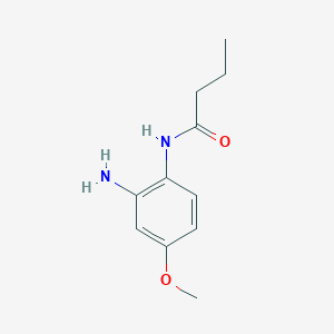 molecular formula C11H16N2O2 B1627816 N-(2-Amino-4-methoxyphenyl)butanamide CAS No. 67169-90-8
