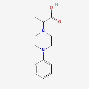 2-(4-Phenylpiperazin-1-YL)propanoic acid
