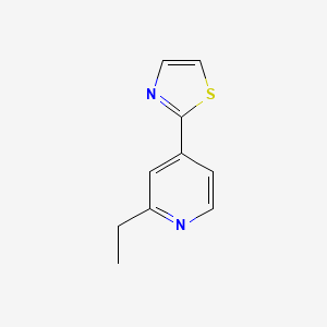 2-Ethyl-4-(1,3-thiazol-2-yl)pyridine