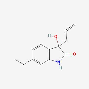 molecular formula C13H15NO2 B1627824 3-Allyl-6-ethyl-3-hydroxy-1,3-dihydro-indol-2-one CAS No. 864685-15-4