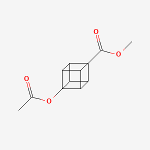 molecular formula C12H12O4 B1627828 Methyl 4-acetoxycubanecarboxylate CAS No. 225115-48-0