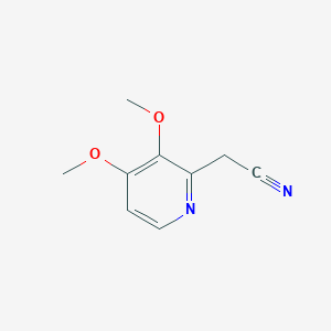 molecular formula C9H10N2O2 B1627829 (3,4-Dimethoxypyridin-2-yl)acetonitrile CAS No. 854278-84-5