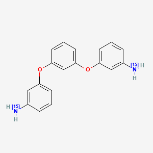 molecular formula C18H16N2O2 B1627842 3,3'-(1,3-Phenylenedioxy)dianiline-15N2 CAS No. 287476-23-7
