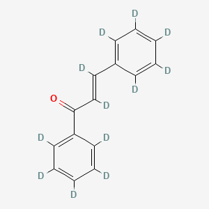 (E)-2,3-dideuterio-1,3-bis(2,3,4,5,6-pentadeuteriophenyl)prop-2-en-1-one