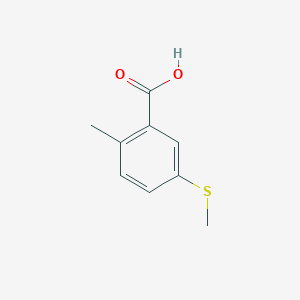 molecular formula C9H10O2S B1627856 2-Methyl-5-(methylthio)benzoic acid CAS No. 26246-30-0