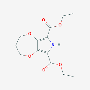 molecular formula C13H17NO6 B1627857 Diethyl 3,4-propylenedioxypyrrole-2,5-dicarboxylate CAS No. 870704-20-4