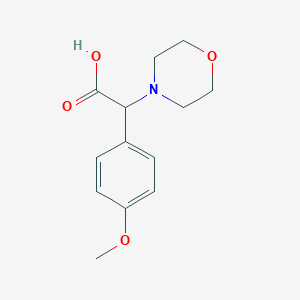 2-(4-Methoxyphenyl)-2-morpholinoacetic acid