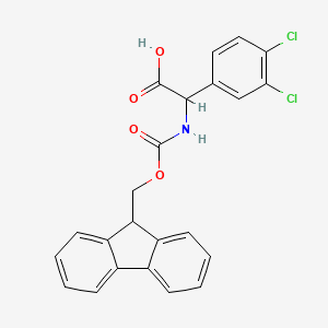 (3,4-Dichloro-phenyl)-[(9H-fluoren-9-ylmethoxycarbonylamino)]-acetic acid